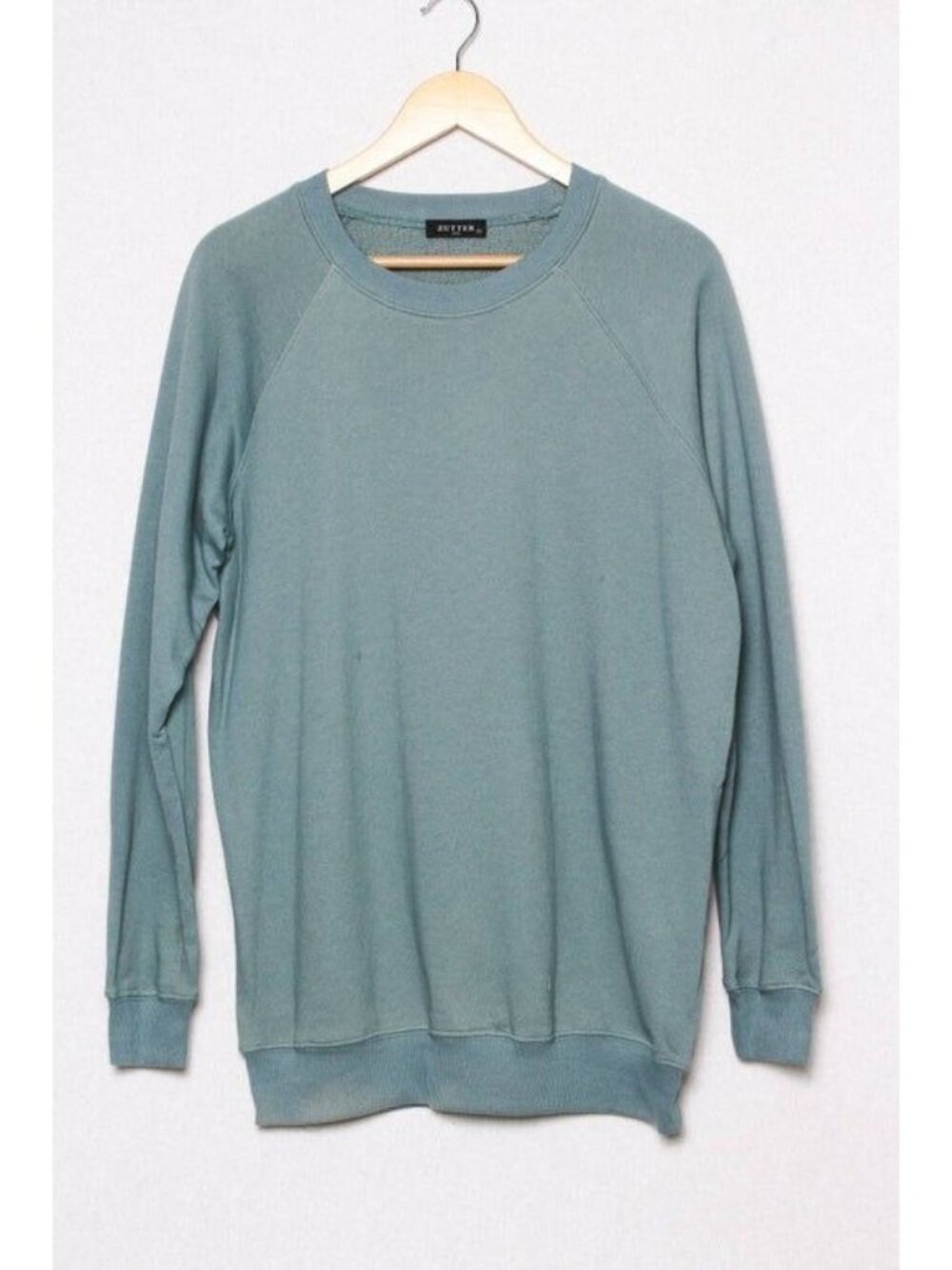 Mens Mutiny Classic Crewneck Sweatshirt Gray Long Sleeve Size Small Cotton Blend